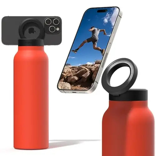 Magnetic Water Bottle Phone Holder