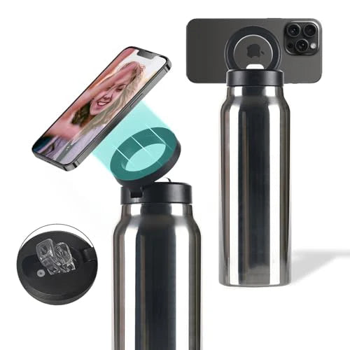 Magnetic Water Bottle Phone Holder